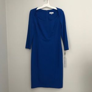 NWT Calvin Klein Royal Blue Dress